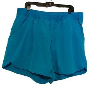 Lands' End Turquoise Swim Shorts w/ Panty